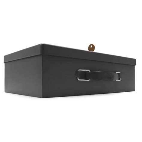 stainless steel security box|metal key lock box.